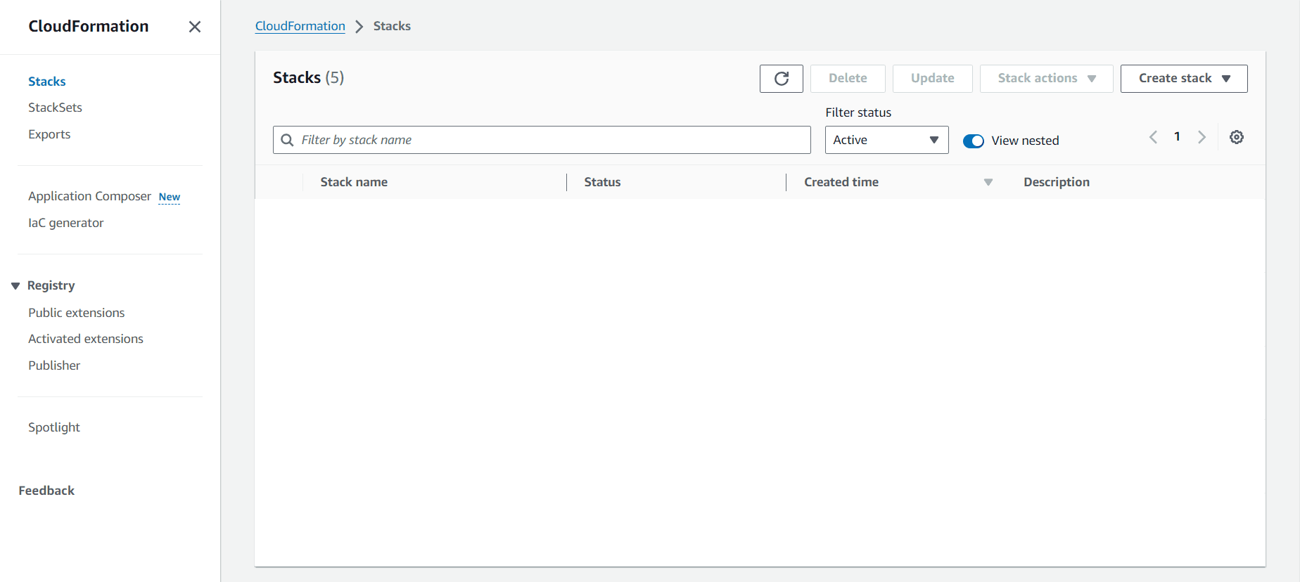 CloudFormation Stack