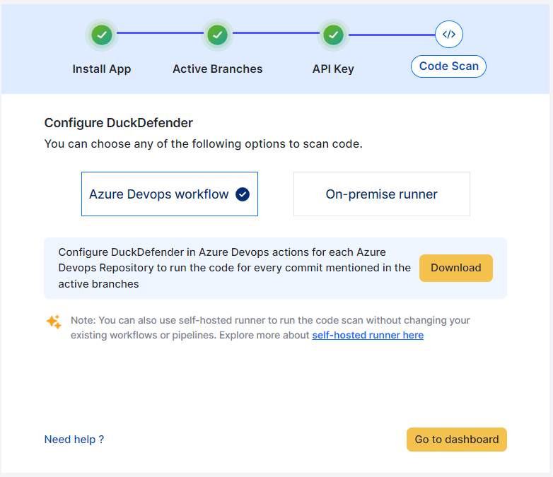 Azure Devops code scan