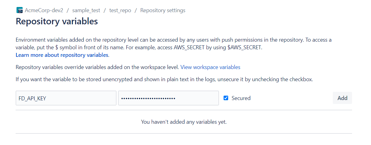 Configure Api Key