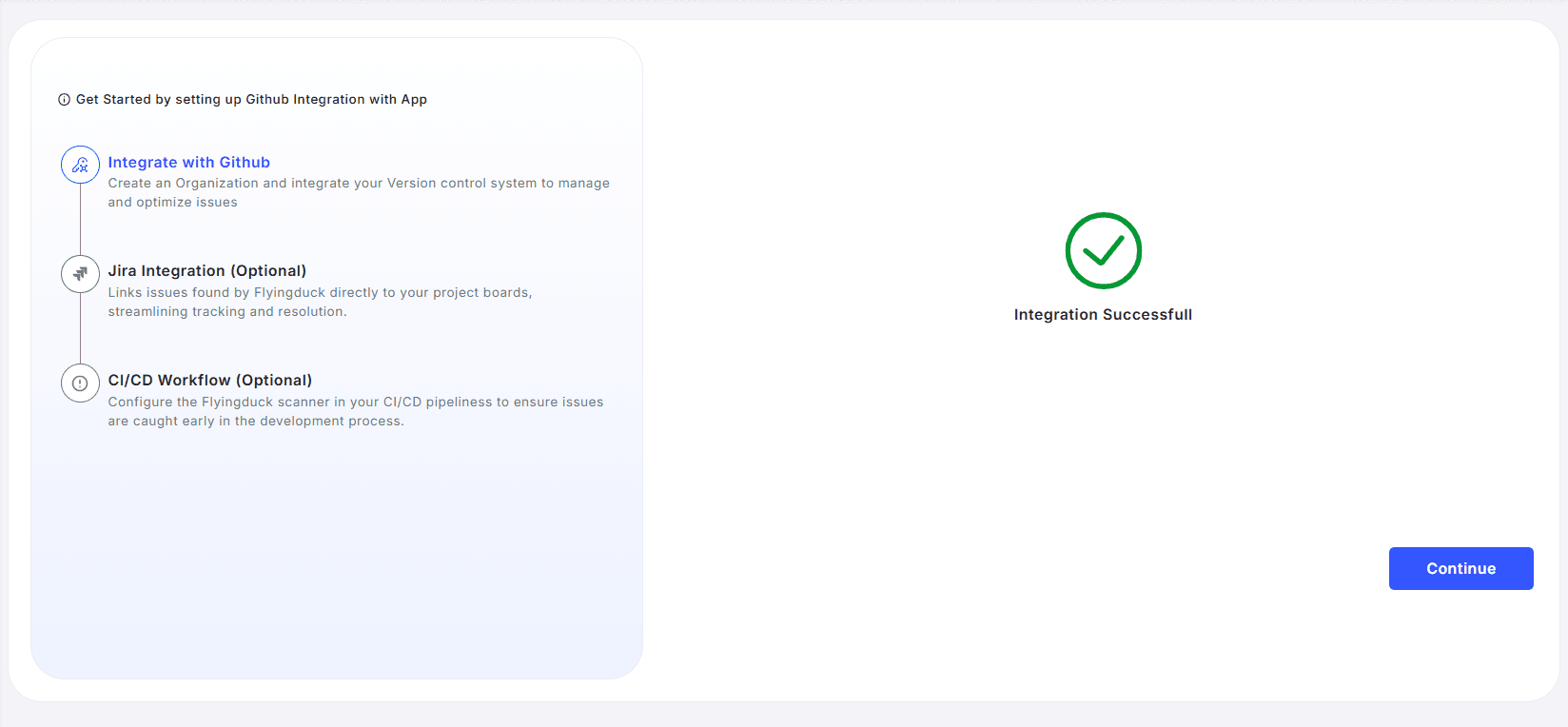 github connect success