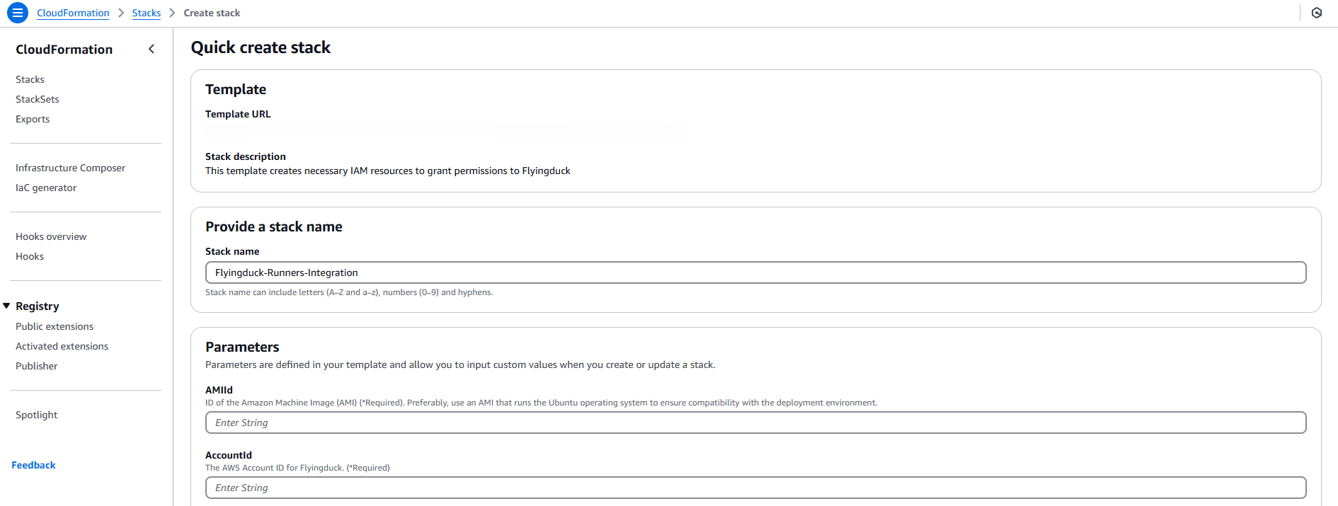 Configure runner