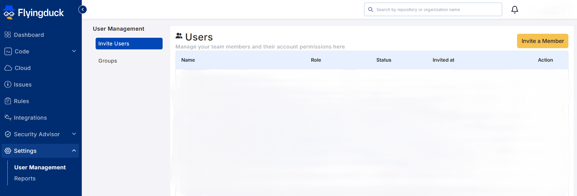 User Management - Flyingduck Documentation